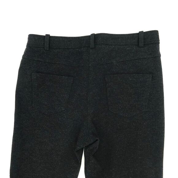 Lacoste Womens Gray Knit Slim Straight Pants 38 - Picture 5 of 7